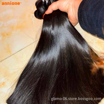 Super Double Drawn Vietnamese Virgin Human Hair,12A Grade Bone Straight Vietnam Human Hair Extension, Bundle Raw Vietnamese Hair